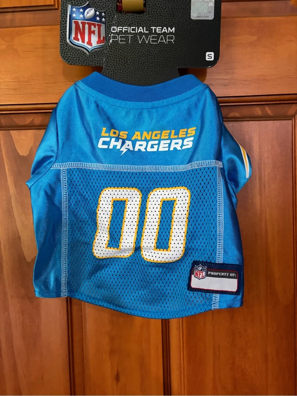 NFL Pets First  Los Angeles Chargers Dog Jersey Size Small Powder Blue 00 New